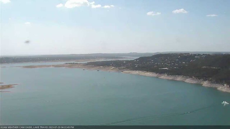 Lake Travis webcam, July 20, 2023 4:25 PM CT