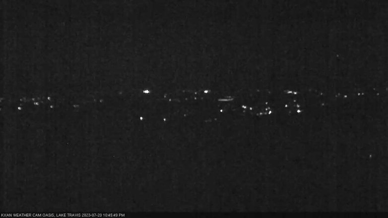 Lake Travis webcam, July 20, 2023 10:45 PM CT