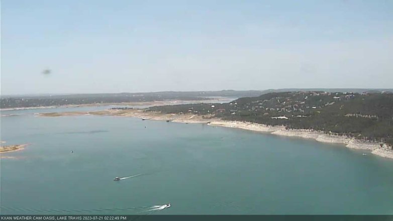 Lake Travis webcam, July 21, 2023 2:25 PM CT
