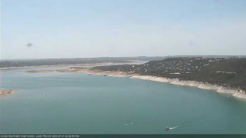 Lake Travis webcam, July 21, 2023 2:45 PM CT