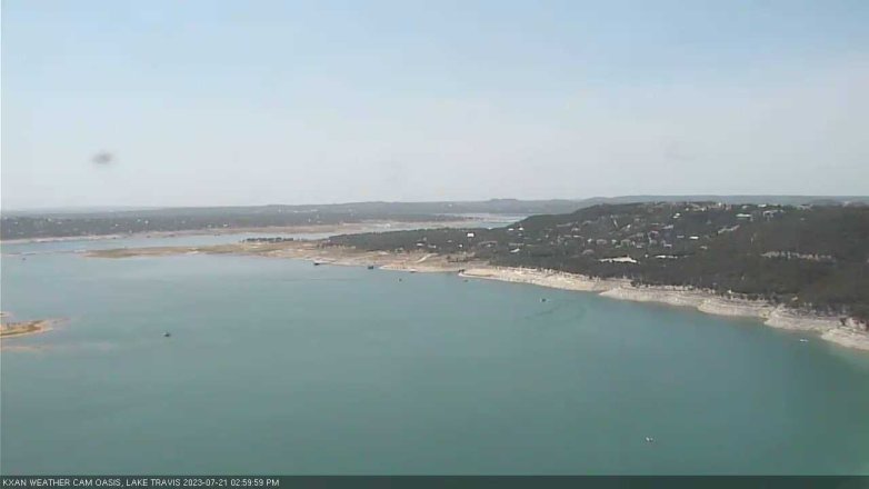Lake Travis webcam, July 21, 2023 3:00 PM CT