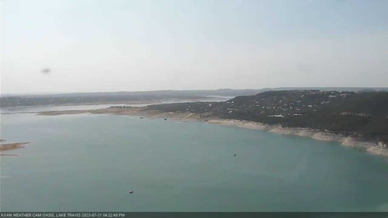 Lake Travis webcam, July 21, 2023 4:25 PM CT
