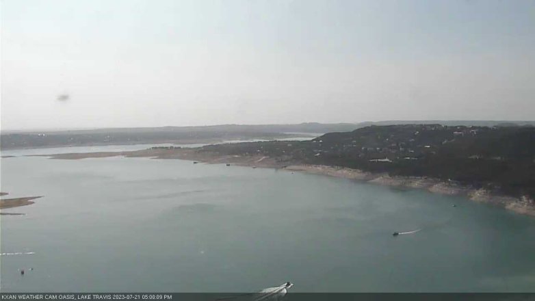 Lake Travis webcam, July 21, 2023 5:00 PM CT