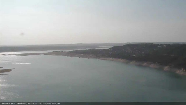 Lake Travis webcam, July 21, 2023 5:25 PM CT