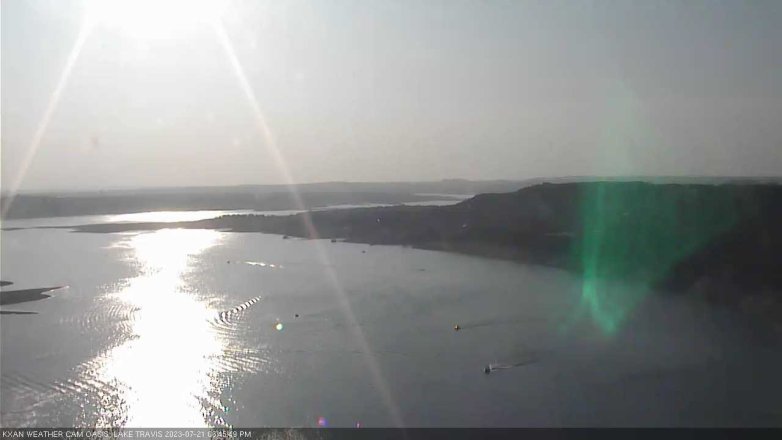 Lake Travis webcam, July 21, 2023 6:45 PM CT