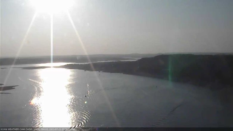 Lake Travis webcam, July 21, 2023 7:00 PM CT