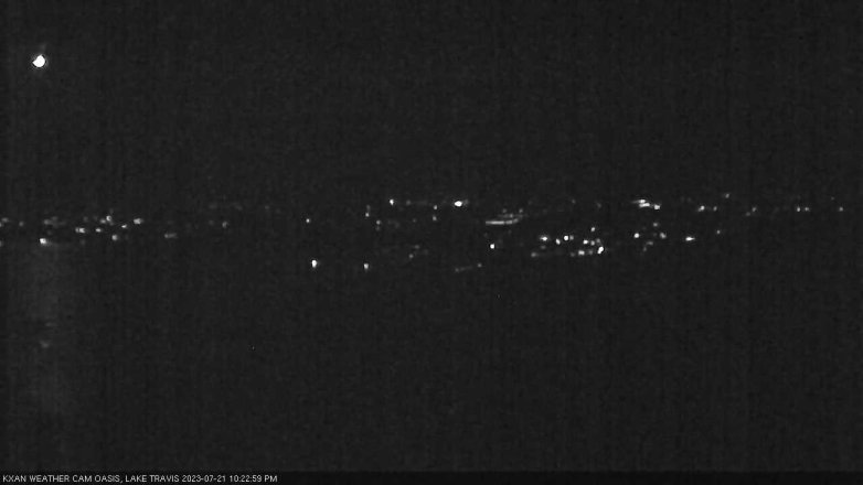 Lake Travis webcam, July 21, 2023 10:25 PM CT