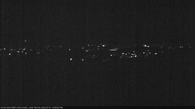 Lake Travis webcam, July 21, 2023 11:00 PM CT