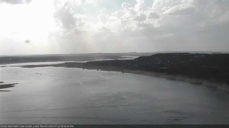 Lake Travis webcam, July 22, 2023 5:45 PM CT