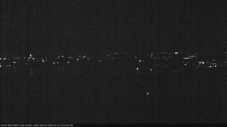 Lake Travis webcam, July 22, 2023 10:25 PM CT