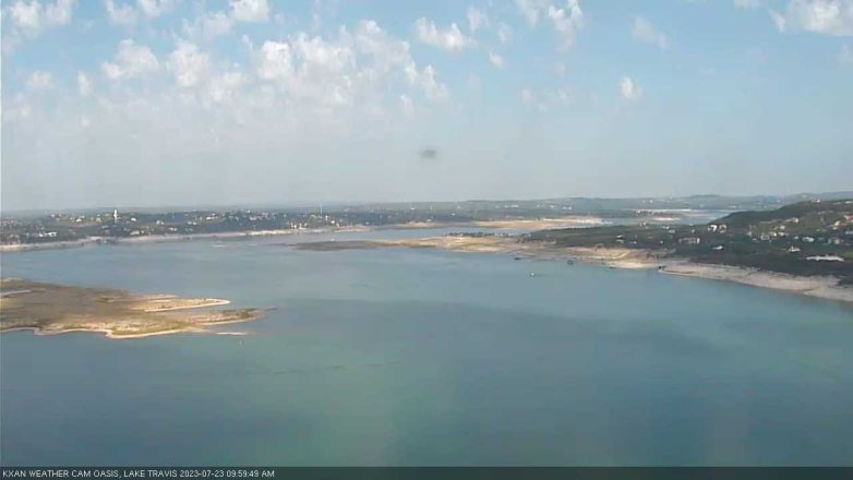 Lake Travis webcam, July 23, 2023 10:00 AM CT