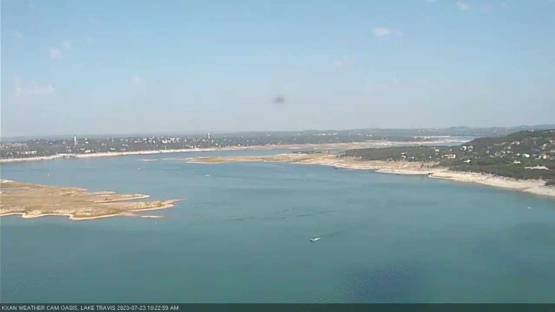 Lake Travis webcam, July 23, 2023 10:25 AM CT