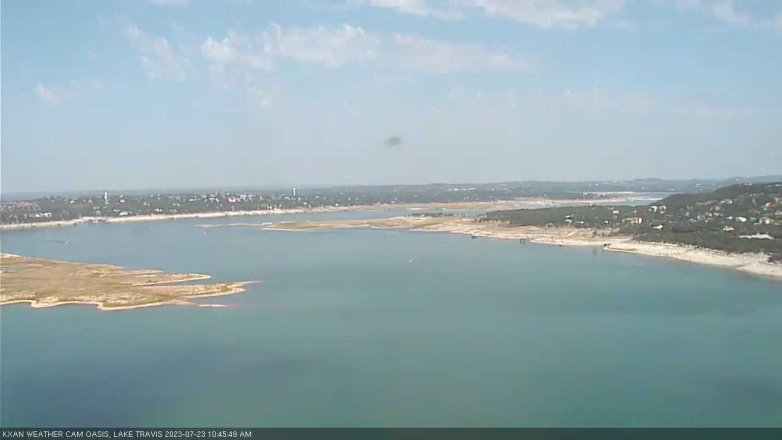Lake Travis webcam, July 23, 2023 10:45 AM CT