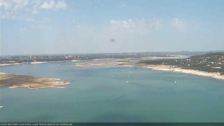 Lake Travis webcam, July 23, 2023 11:00 AM CT