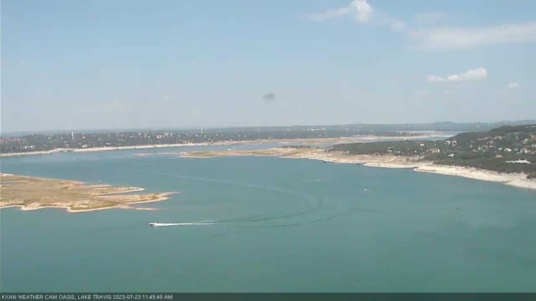 Lake Travis webcam, July 23, 2023 11:45 AM CT
