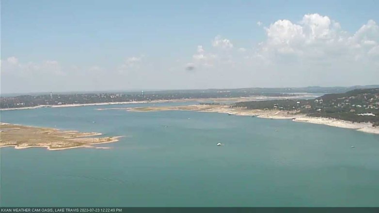 Lake Travis webcam, July 23, 2023 12:25 PM CT