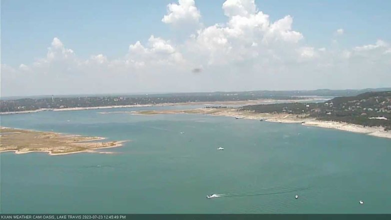 Lake Travis webcam, July 23, 2023 12:45 PM CT