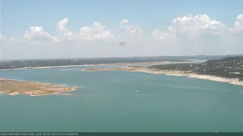 Lake Travis webcam, July 23, 2023 1:00 PM CT