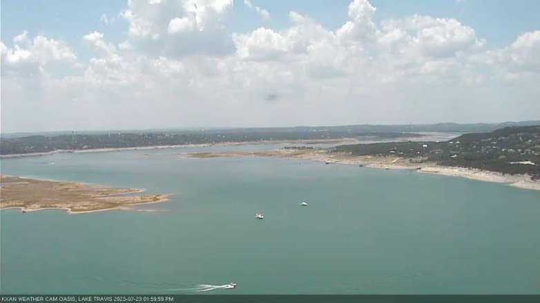 Lake Travis webcam, July 23, 2023 2:00 PM CT