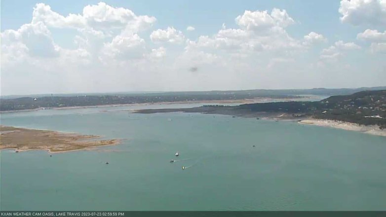Lake Travis webcam, July 23, 2023 3:00 PM CT