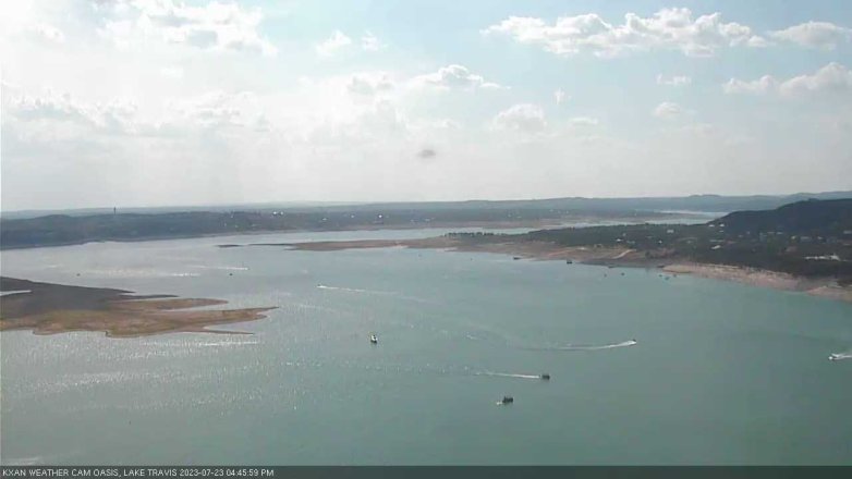 Lake Travis webcam, July 23, 2023 4:45 PM CT