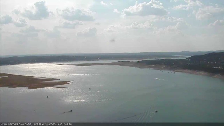 Lake Travis webcam, July 23, 2023 5:25 PM CT