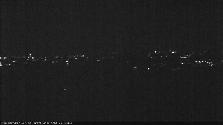 Lake Travis webcam, July 23, 2023 9:45 PM CT