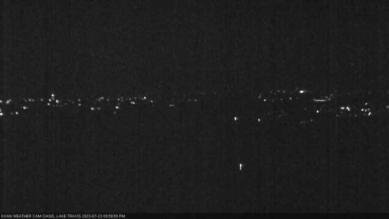 Lake Travis webcam, July 23, 2023 10:00 PM CT