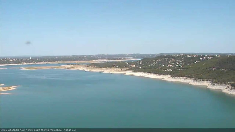 Lake Travis webcam, July 24, 2023 11:00 AM CT