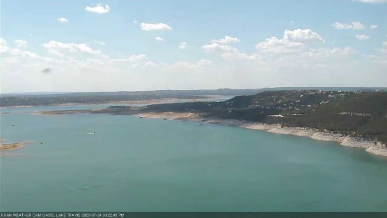 Lake Travis webcam, July 24, 2023 3:25 PM CT