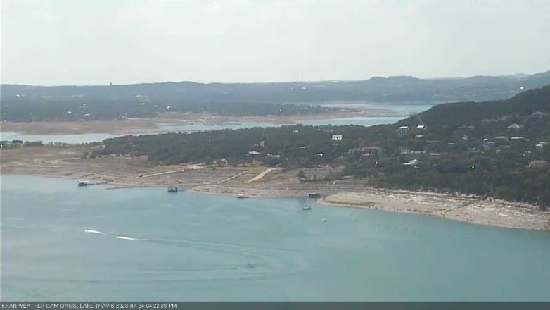 Lake Travis webcam, July 24, 2023 4:25 PM CT