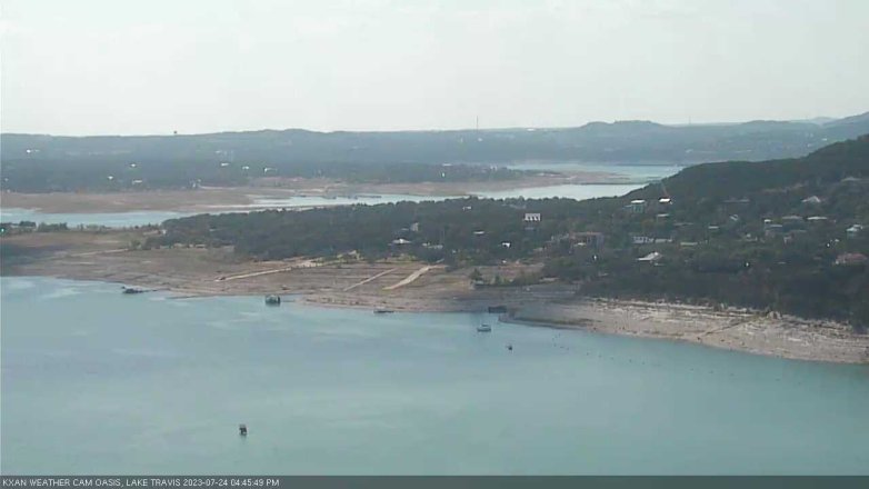 Lake Travis webcam, July 24, 2023 4:45 PM CT