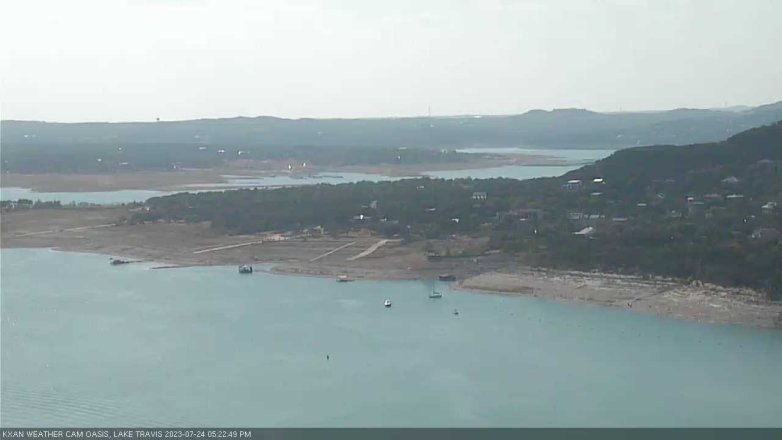 Lake Travis webcam, July 24, 2023 5:25 PM CT