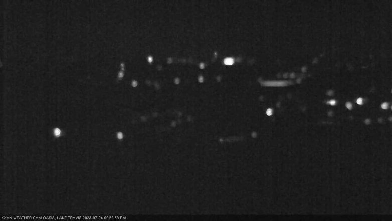 Lake Travis webcam, July 24, 2023 10:00 PM CT