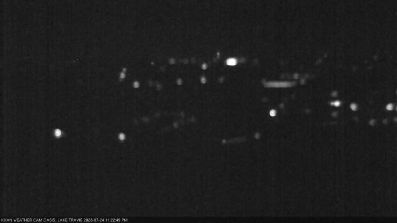 Lake Travis webcam, July 24, 2023 11:25 PM CT