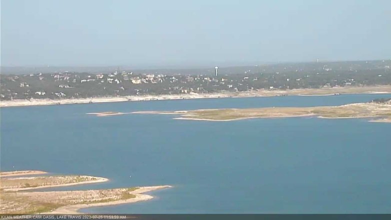 Lake Travis webcam, July 25, 2023 10:00 AM CT