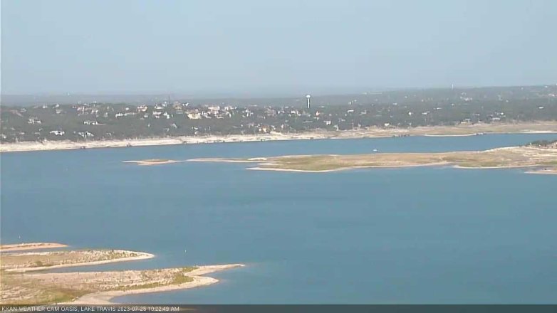 Lake Travis webcam, July 25, 2023 10:25 AM CT
