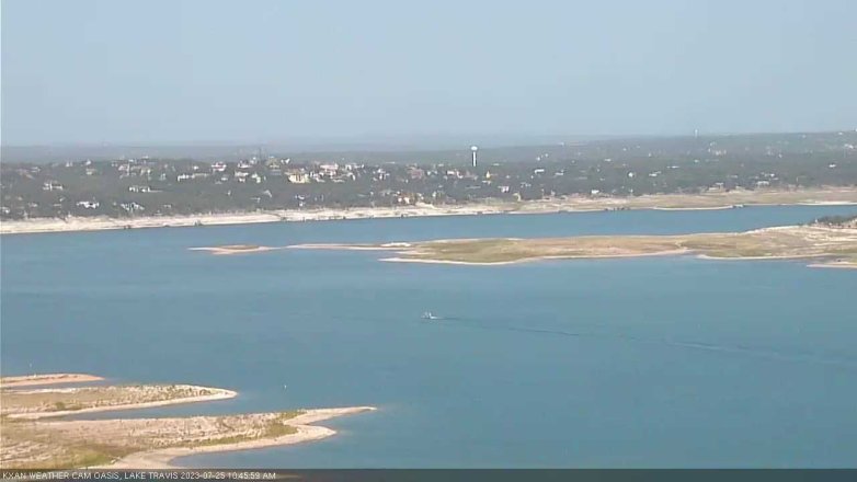 Lake Travis webcam, July 25, 2023 10:45 AM CT