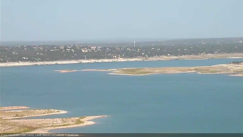 Lake Travis webcam, July 25, 2023 11:25 AM CT