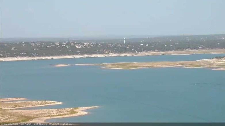 Lake Travis webcam, July 25, 2023 11:45 AM CT