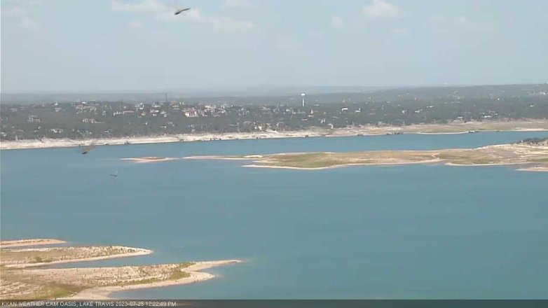 Lake Travis webcam, July 25, 2023 12:25 PM CT