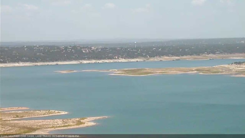 Lake Travis webcam, July 25, 2023 1:00 PM CT