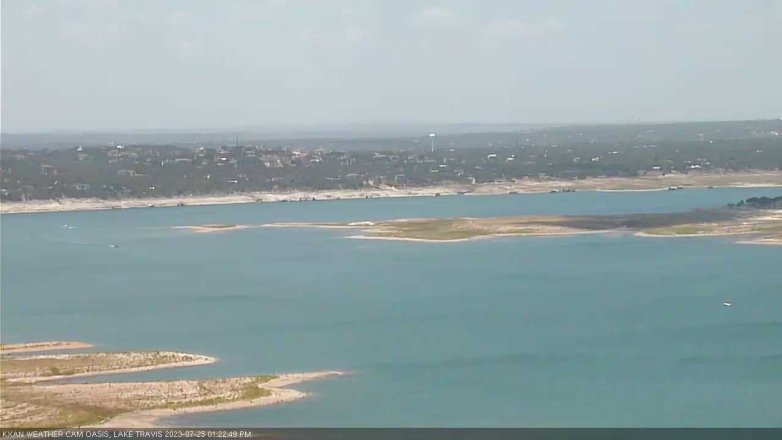 Lake Travis webcam, July 25, 2023 1:25 PM CT
