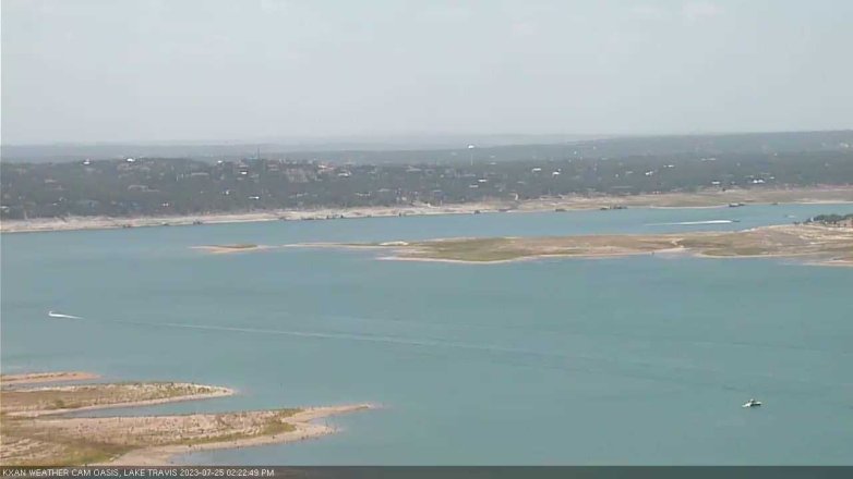 Lake Travis webcam, July 25, 2023 2:25 PM CT