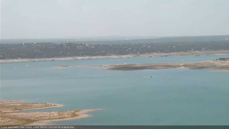 Lake Travis webcam, July 25, 2023 2:45 PM CT