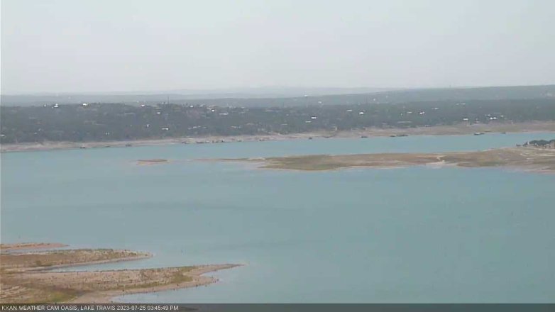 Lake Travis webcam, July 25, 2023 3:45 PM CT