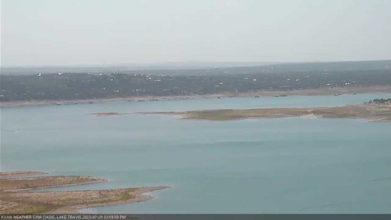 Lake Travis webcam, July 25, 2023 4:00 PM CT