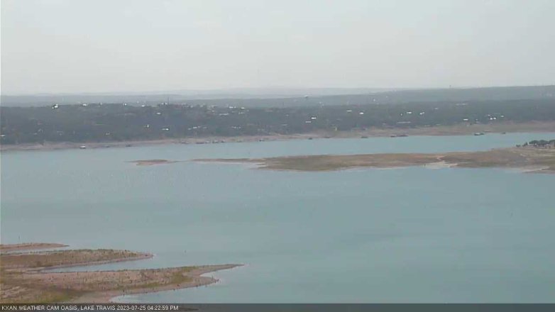 Lake Travis webcam, July 25, 2023 4:25 PM CT