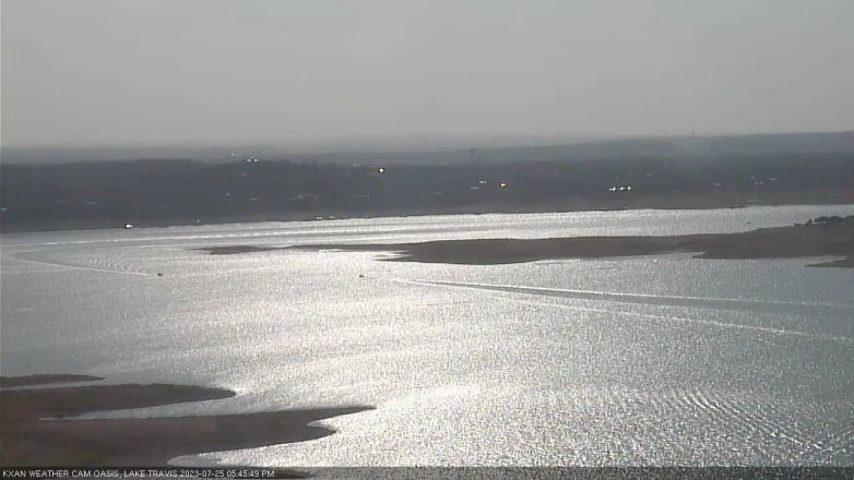 Lake Travis webcam, July 25, 2023 5:45 PM CT