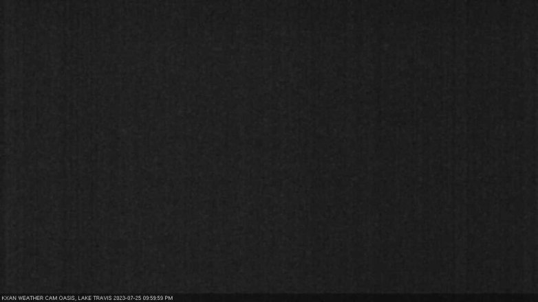 Lake Travis webcam, July 25, 2023 10:00 PM CT